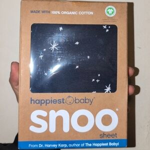 snoo Sheet by Happiest Baby – Navy Star Organic Cotton